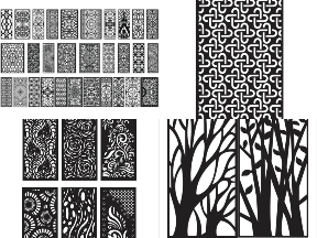 Bộ sưu tập Bộ sưu tập 12 mẫu vách ngăn cnc phòng khách được tải nhiều nhất