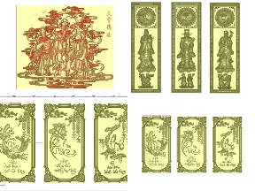 Bộ sưu tập Bộ sưu tập 15 mẫu Tranh Phúc Lộc Thọ thiết kế Jdpaint