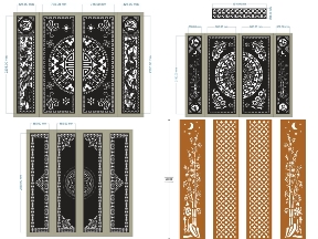 Bộ sưu tập Bộ Sưu Tập 20 mẫu Cổng CNC 4 Cánh Được Ưa Chuộng Nhất