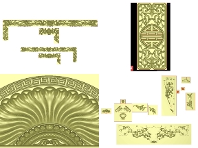 Bộ sưu tập Bộ sưu tập 4 mẫu dạ triện CNC rất đẹp, đầy đủ chi tiết