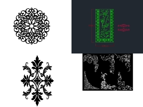 Bộ sưu tập Bộ sưu tập 5 File mẫu hoa văn cắt CNC tuyệt đẹp