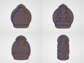 Bộ sưu tập Bộ sưu tập 5 mẫu Tượng file Stl chi tiết