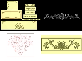 Bộ sưu tập Bộ sưu tập 6 mẫu Hoa lá tây CNC tuyệt đẹp