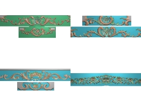 Bộ sưu tập Bộ sưu tập 7 mẫu dạ triện CNC đẹp, các chi tiết cắt ghép đầy đủ