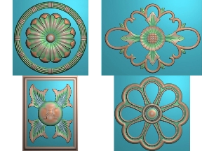 Bộ sưu tập Bộ sưu tập 7 mẫu mâm trần CNC jdpaint cực đẹp