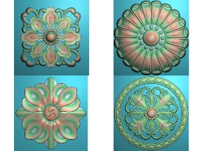 Bộ sưu tập Bộ sưu tập 7 mẫu mâm trần CNC jdpaint trang trí đẹp