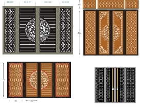 Bộ sưu tập Bộ Sưu Tập Cổng 4 Cánh Bông Tuyết Đẹp Ấn Tượng