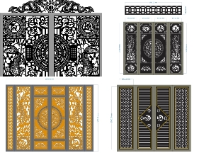 Bộ sưu tập Bộ Sưu Tập Cổng 4 Cánh Tài Lộc – Sang Trọng & Nổi Bật