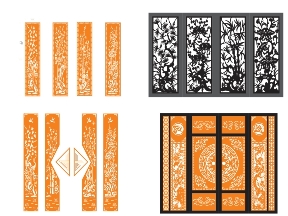 Bộ sưu tập Bộ Sưu Tập Cổng Tứ Quý CNC – Vẻ Đẹp Truyền Thống Bền Vững