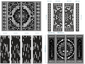 Bộ sưu tập BST 10 mẫu cổng 4 cánh