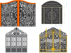 Bộ sưu tập BST 5 mẫu cổng vòm mới