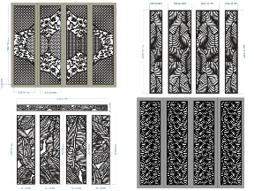 Bộ sưu tập BST 8 mẫu cổng họa tiết lá mới nhất