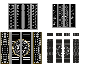 Bộ sưu tập Bộ sưu tập 10 mẫu cổng bông tuyết 4 cánh cnc đẹp