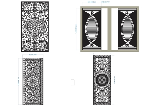 Bộ sưu tập Tổng hợp trọn bộ 10 mẫu Cổng 1 cánh đẹp trên autocad