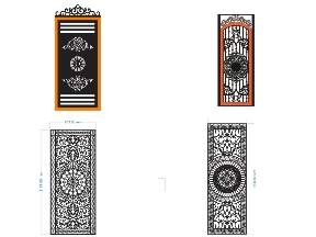 Bộ sưu tập Tải trọn bộ 10 mẫu Cổng 1 cánh dxf mới nhất