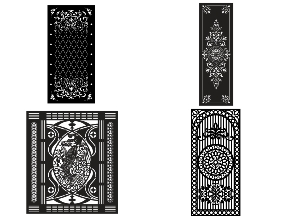 Bộ sưu tập Trọn bộ 10 mẫu Cổng 1 cánh mới nhất hiện nay file dxf