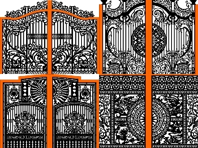 Bộ sưu tập Bộ sưu tập 10 mẫu cổng 2 cánh biệt thự giá ưu đãi