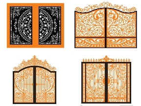 Bộ sưu tập Download bộ sưu tập 10 mẫu Cổng 2 cánh hiện đại