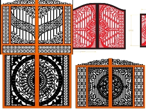 Bộ sưu tập Trọn bộ 10 mẫu Cổng 2 cánh hiện đại sang trọng giá ưu đãi