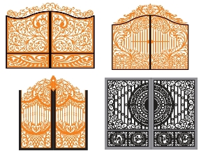 Bộ sưu tập Download 10 mẫu Cổng 2 cánh hoa văn mới nhất hiện nay