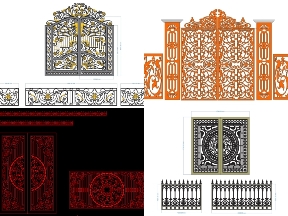 Bộ sưu tập Bộ sưu tập 10 mẫu Cổng 2 cánh kết hợp hàng rào 2026