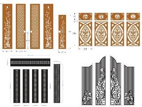 Bộ sưu tập Tổng hợp trọn bộ 10 mẫu Cổng 4 cánh hiện đại đẹp
