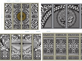 Bộ sưu tập Trọn bộ tổng hợp 10 mẫu Cổng 4 cánh hot nhất