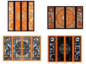 Bộ sưu tập BST 10 Mẫu Cổng 4 Cánh Tài Lộc CNC Sang Trọng 2026