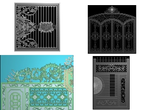 Bộ sưu tập Tải ngay bộ 10 mẫu Cổng nhôm đúc 2 cánh tuyệt đẹp
