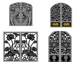 Bộ sưu tập Bộ sưu tập tổng hợp 10 mẫu Cổng sen 2 cánh đẹp