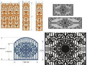 Bộ sưu tập Bộ sưu tập 10 mẫu hàng rào sắt mỹ thuật sang trọng được ưa chuộng