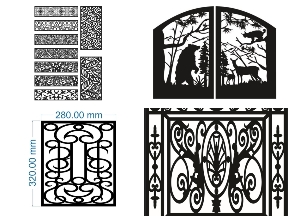 Bộ sưu tập Bộ sưu tập 10 mẫu hàng rào giá rẻ CNC hiện đại được nhiều khách lựa chọn