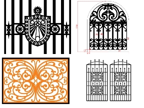 Bộ sưu tập Bộ sưu tập 10 mẫu hàng rào giá rẻ hoa văn CNC sang trọng cho ngoại thất