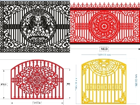 Bộ sưu tập Bộ sưu tập 10 mẫu hàng rào CNC đẹp dành cho nhà phố hiện đại