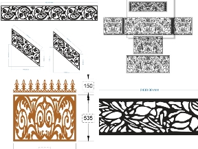 Bộ sưu tập Bộ sưu tập 10 mẫu lan can cnc cao cấp cho biệt thự sang trọng