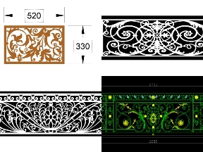 Bộ sưu tập Khám phá 10 mẫu lan can cnc hoa văn tinh tế phong cách hiện đại