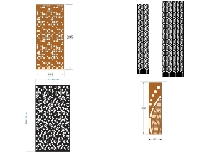 Bộ sưu tập Bộ sưu tập trọn bộ 10 mẫu Vách cổng hoa đẹp mắt nhất