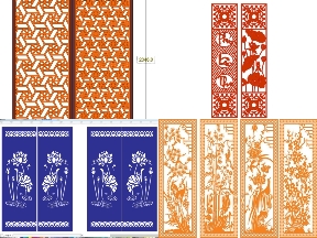 Bộ sưu tập Bộ sưu tập 10 mẫu vách ngăn nổi bật với hoa văn tinh xảo