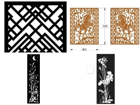 Bộ sưu tập Tổng hợp 10 mẫu vách ngăn CNC hoa văn đẹp và ấn tượng