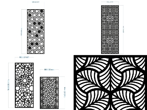 Bộ sưu tập Bộ sưu tập 10 mẫu vách ngăn cnc được nhiều khách hàng yêu thích