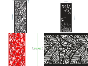 Bộ sưu tập Bộ sưu tập 10 mẫu vách ngăn lá CNC đẹp và hiện đại