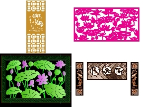 Bộ sưu tập Trọn bộ 10 mẫu vách ngăn hoa sen phong thủy cho nhà ở hiện đại