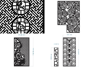 Bộ sưu tập Bộ sưu tập 10 mẫu vách ngăn cnc được gia công tỉ mỉ