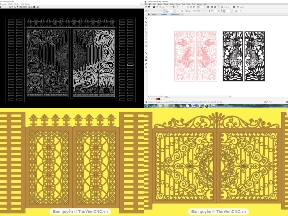 Bộ sưu tập Bộ sưu tập 30 mẫu Cổng 2 cánh hoa văn đơn giản đẹp giá ưu đãi