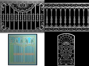 Bộ sưu tập 5 mẫu hàng rào CNC trống đồng thiết kế tối giản được ưa chuộng