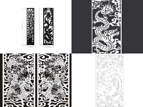 Bộ sưu tập Catalogue 5 mẫu vách ngăn rồng đẹp mắt