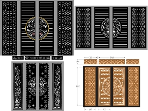 Bộ sưu tập 60 MẪU CỔNG 4 CÁNH HIỆN ĐẠI – SANG TRỌNG – DẪN ĐẦU XU HƯỚNG