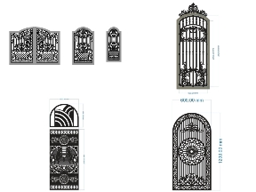 Bộ sưu tập Tổng hợp 10 mẫu Cổng 1 cánh mái vòm đẹp mắt