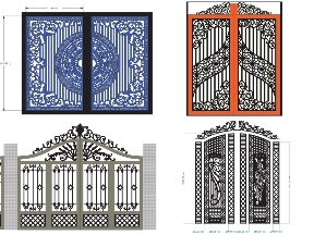 Bộ sưu tập Tổng hợp bộ 10 mẫu Cổng 2 cánh mới nhất hiện nay