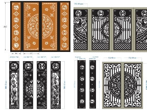 Bộ sưu tập Tổng hợp 10 mẫu cổng 4 cánh An khang thịnh vượng tuyệt đẹp